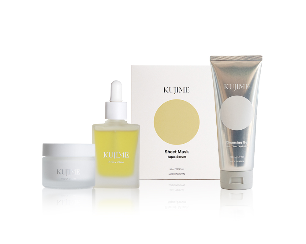KUJIME商品ラインナップ|FUSICA CREAM・SERUM・Cleansing Gel