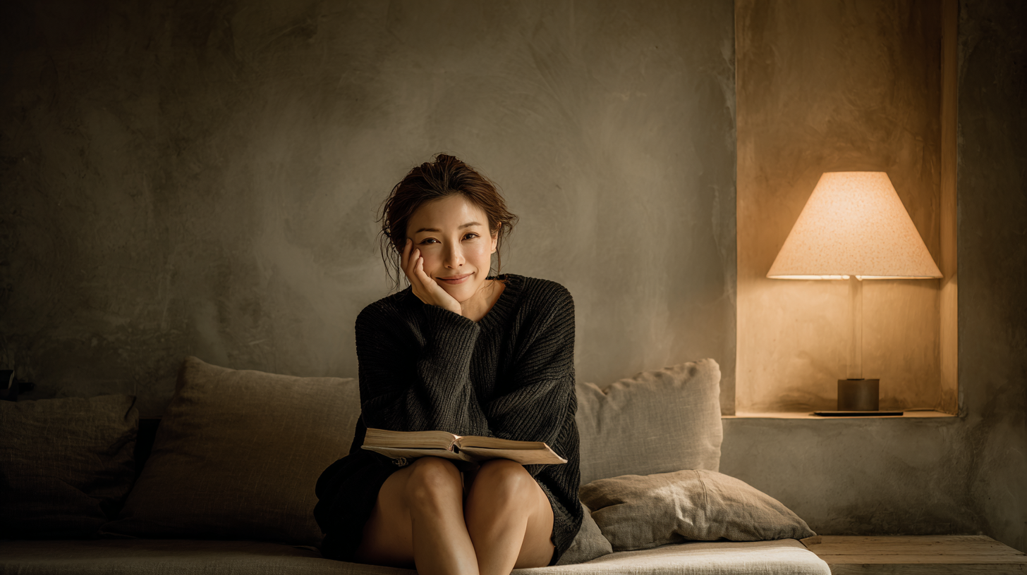 リラックスする女性